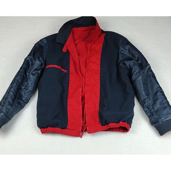 U.S. Polo Assn. Red Size Large Mens Zip Up Lined Light Jacket - Picture 6 of 10